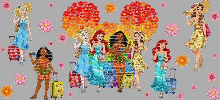 16oz Disney style-D-947